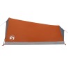 vidaXL Tenda Campeggio 2Persone Grigia Arancione 200x120x88/62 Taffetà