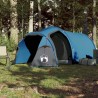 vidaXL Tenda da Campeggio 4 Persone Blu 360x135x105 cm Taffetà 185T