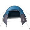 vidaXL Tenda da Campeggio 3 Persone Blu 370x185x116 cm Taffetà 185T