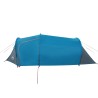 vidaXL Tenda da Campeggio 3 Persone Blu 370x185x116 cm Taffetà 185T