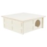 TRIXIE Casetta per Roditori con 4 Camere 25x10x25 cm in Legno