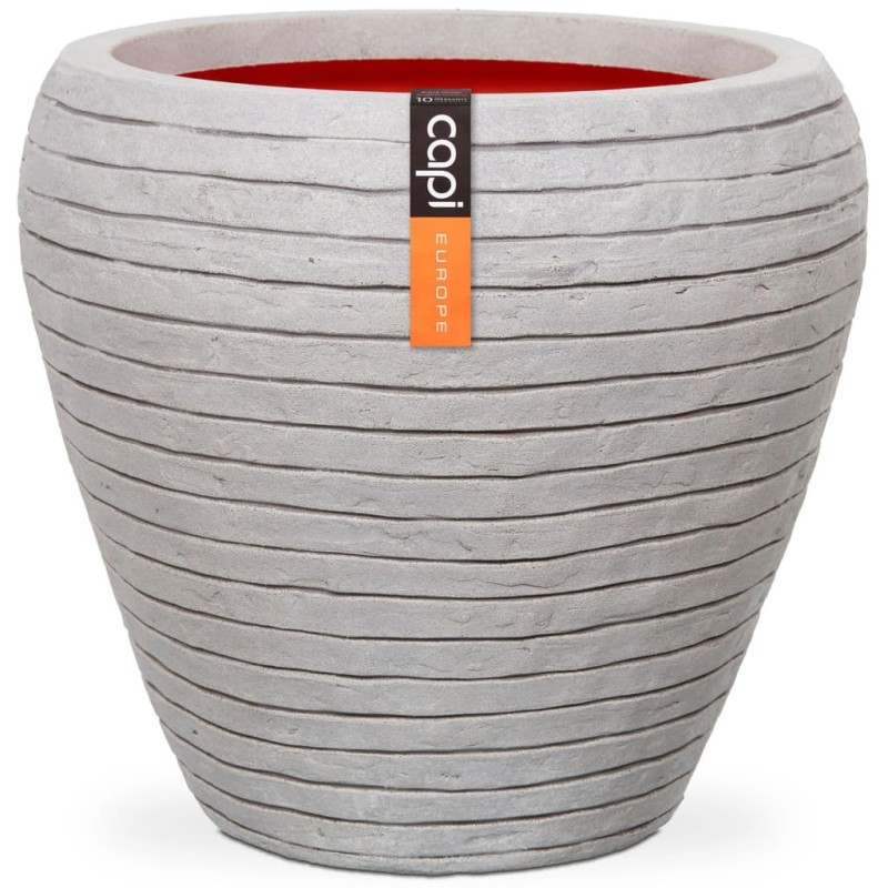 Capi Vaso a Cono Nature Row 42x38 cm Avorio KRWI362