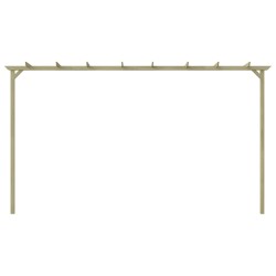 vidaXL Pergola da Giardino Legno di Pino Impregnato 360x200x60 cm