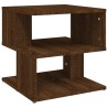    Tavolino da Salotto Rovere Marrone 40x40x40cm Legno ingegnerizzato