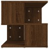    Tavolino da Salotto Rovere Marrone 40x40x40cm Legno ingegnerizzato