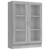    Mobile Vetrina Grigio Sonoma 82,5x30,5x115 cm Legno ingegnerizzato