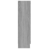    Mobile Vetrina Grigio Sonoma 82,5x30,5x115 cm Legno ingegnerizzato