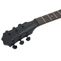 vidaXL Chitarra Elettrica per Principianti con Custodia Nera 4/4 39"