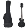 vidaXL Chitarra Elettrica per Bambini con Custodia Nera 3/4 30"