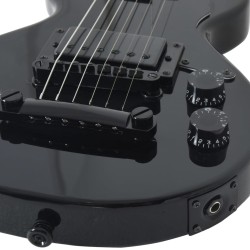 vidaXL Chitarra Elettrica per Bambini con Custodia Nera 3/4 30"