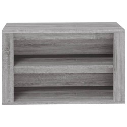    Scarpiera Grigio Sonoma 75x35x45 cm in Legno ingegnerizzato