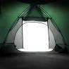 vidaXL Tenda da Campeggio 2 Persone Verde 224x248x118 cm Taffetà 185T