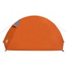 vidaXL Tenda Campeggio 2Persone Grigia e Arancione 267x154x117 Taffetà