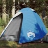 vidaXL Tenda da Campeggio 2 Persone Blu 254x135x112 cm Taffetà 185T