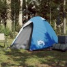 vidaXL Tenda da Campeggio 2 Persone Blu 254x135x112 cm Taffetà 185T