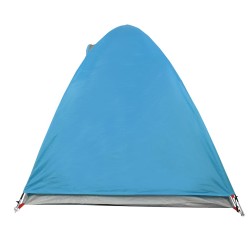 vidaXL Tenda da Campeggio 2 Persone Blu 254x135x112 cm Taffetà 185T