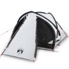 vidaXL Tenda da Campeggio 2 Persone Bianca 320x140x120 cm Taffetà 185T