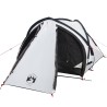 vidaXL Tenda da Campeggio 2 Persone Bianca 320x140x120 cm Taffetà 185T