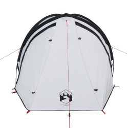 vidaXL Tenda da Campeggio 2 Persone Bianca 320x140x120 cm Taffetà 185T