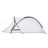 vidaXL Tenda da Campeggio 2 Persone Bianca 320x140x120 cm Taffetà 185T