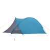 vidaXL Tenda da Campeggio 2 Persone Blu 320x140x120 cm Taffetà 185T