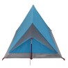 vidaXL Tenda da Campeggio 2 Persone Blu 200x120x88/62 cm Taffetà 185T