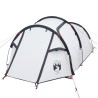 vidaXL Tenda da Campeggio 4 Persone Bianca 360x135x105 cm Taffetà 185T