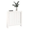    Copertura Termosifone Bianca 79,5x19x84 cm Legno Massello Pino