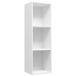 vidaXL Libreria/Mobile TV Bianco 36x30x114 cm in Legno ingegnerizzato