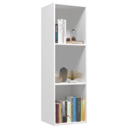 vidaXL Libreria/Mobile TV Bianco 36x30x114 cm in Legno ingegnerizzato