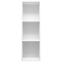 vidaXL Libreria/Mobile TV Bianco 36x30x114 cm in Legno ingegnerizzato