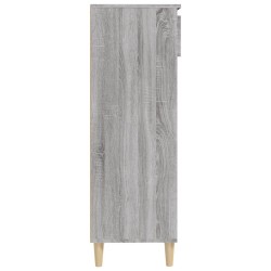    Scarpiera Grigio Sonoma 40x36x105 cm in Legno ingegnerizzato