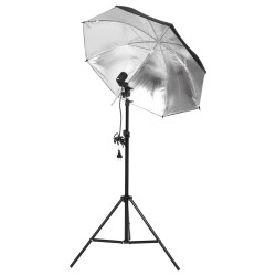    Kit per Studio Fotografico con Set di Luci e Fondale