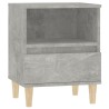    Comodini 2 pz Grigio Cemento 40x35x50 cm