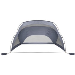 vidaXL Tenda da Spiaggia Grigia 274x178x170/148 cm Taffetà 185T