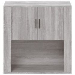    Mobile Pensile Grigio Sonoma 80x33x80 cm in Legno ingegnerizzato