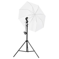    Kit per Studio Fotografico con Set di Luci e Fondale