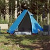 vidaXL Tenda da Campeggio 2 Persone Blu 267x154x117 cm Taffetà 185T