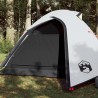 vidaXL Tenda da Campeggio 2 Persone Bianca 264x210x125 cm Taffetà 185T