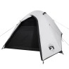 vidaXL Tenda da Campeggio 2 Persone Bianca 264x210x125 cm Taffetà 185T