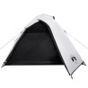 vidaXL Tenda da Campeggio 2 Persone Bianca 264x210x125 cm Taffetà 185T