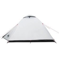 vidaXL Tenda da Campeggio 2 Persone Bianca 264x210x125 cm Taffetà 185T