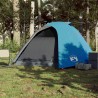 vidaXL Tenda da Campeggio 4 Persone Blu 267x272x145 cm Taffetà 185T