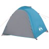 vidaXL Tenda da Campeggio 4 Persone Blu 267x272x145 cm Taffetà 185T