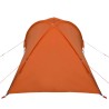 vidaXL Tenda Campeggio 2Persone Grigia e Arancione 320x140x120 Taffetà