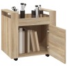    Carrello Scrivania rovere sonoma 60x45x60 cm Legno ingegnerizzato