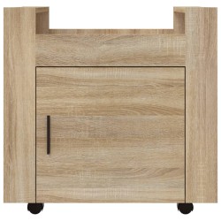    Carrello Scrivania rovere sonoma 60x45x60 cm Legno ingegnerizzato