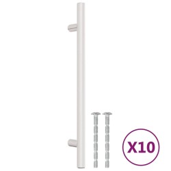 vidaXL Maniglie per Mobili 10pz Argento 160mm in Acciaio Inox