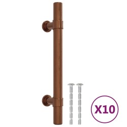 vidaXL Maniglie per Mobili 10pz Bronzo 96mm in Acciaio Inox