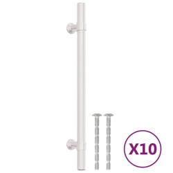 vidaXL Maniglie per Mobili 10pz Argento 160mm in Acciaio Inox